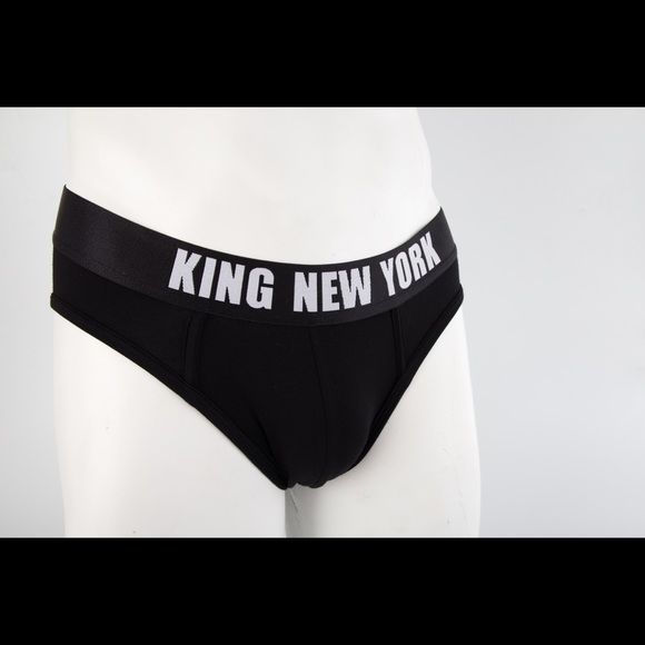 KING NEW YORK , Brief , bamboo fabric underwear.(BLACK) - Picture 9 of 15